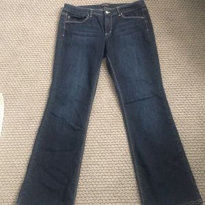 WHBM bootcut Blanc jeans size 14 regular